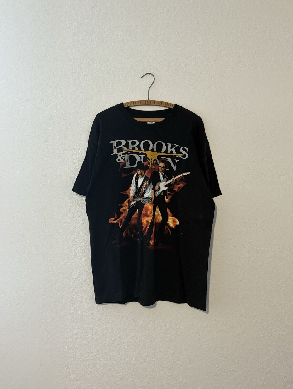 Vintage 90s Brooks & Dunn Electric Rodeo Country Band Shirt Size Men’s XL